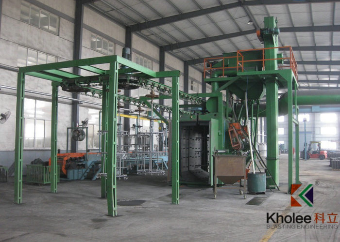 Continuous Overhead Conveyor Shot Blasting Machine