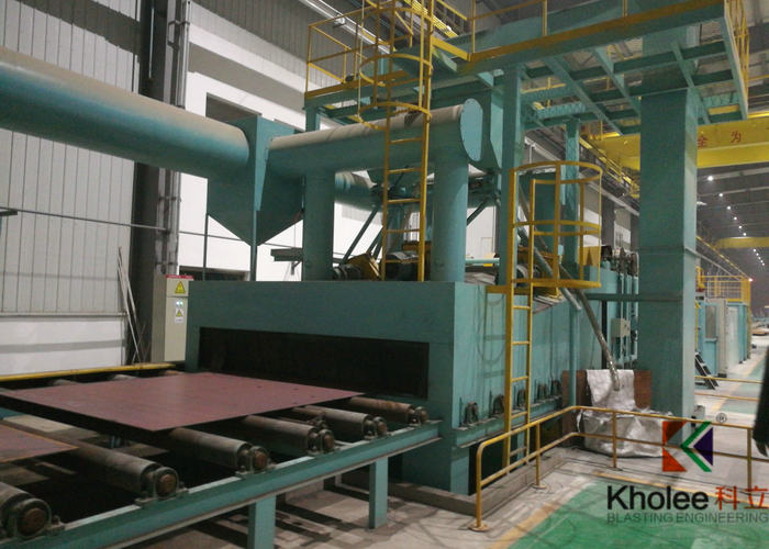 KLB3000-8 Roller Conveyor Shot Blasting Machine 