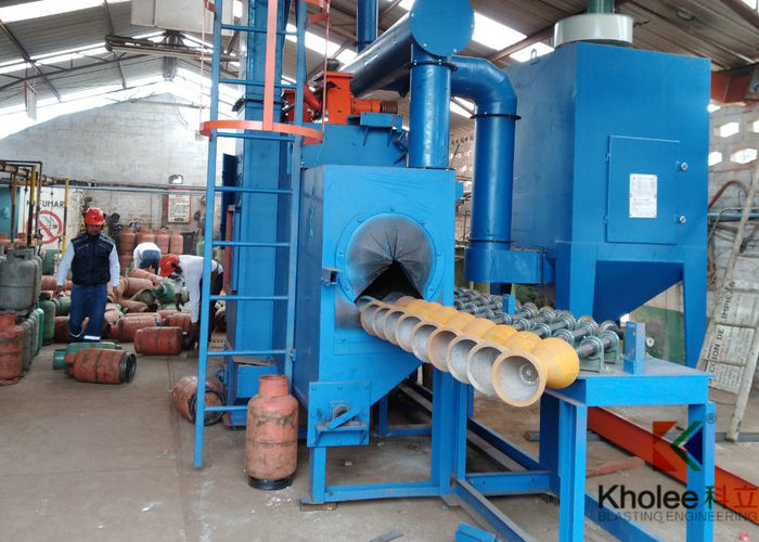 KLGP Steel Cylinder Shot Blasting Machine