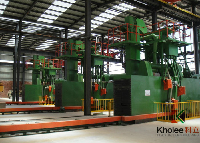 Máquina Granalladora para Estructuras Metálicas y Perfiles KLH1018-8