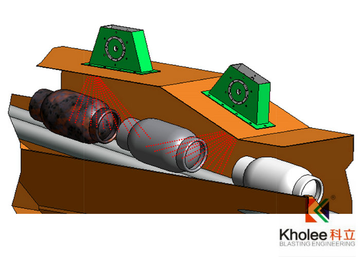 LPG Gas Cylinder Shot Blast Machine