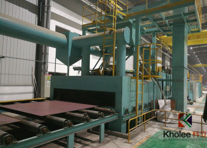 Máquina Granalladora para Placas de Acero KLB3000-8