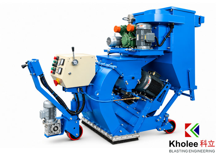 KLRO850A Granalladora móvil por Turbina