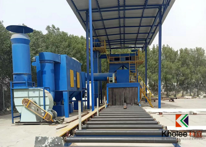 KLH2515-12 Roller Conveyor <a href=http://www.kholeeblastpaint.com/Shot-Blasting-Machine.html target='_blank'>Shot Blasting Machine</a> 3.jpg